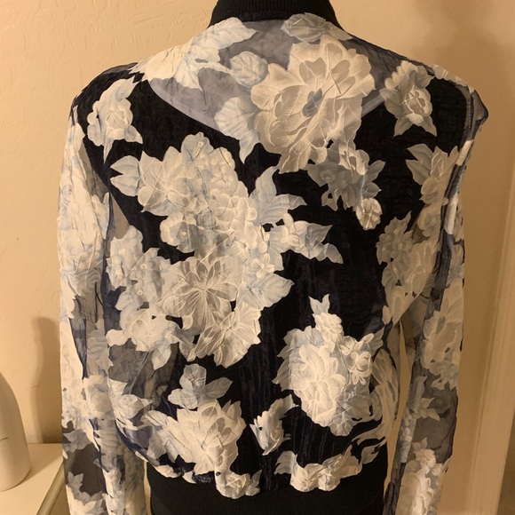 COPY - McGinn Floral Organza Bomber Jacket - Picture 5 of 5